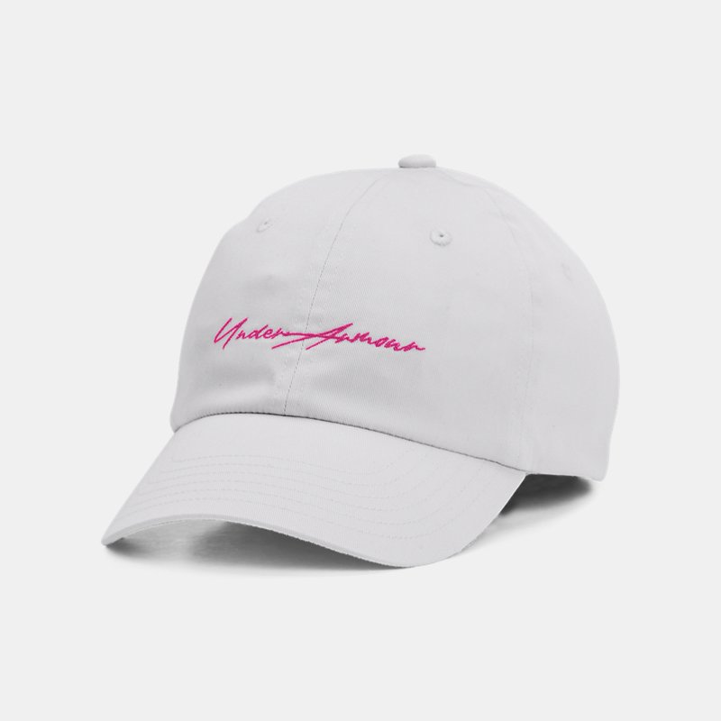 Women's Under Armour Favorite Hat Halo Gray / Astro Pink One Size